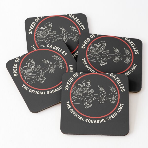 Item preview, Speed of a Thousand Gazelles - Official Squaddie Speed Limit designed and sold by ERVDesignsUK.