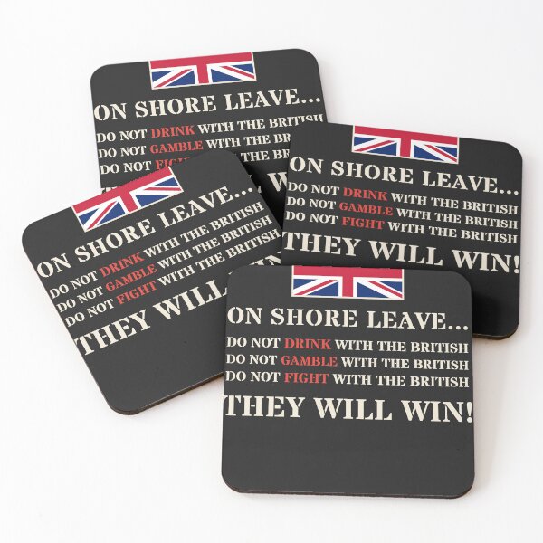 Item preview, On Shore Leave - Do Not Drink With the British designed and sold by ERVDesignsUK.