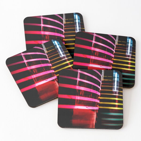 Item preview, Neon Pink Geometry – Cyberpunk Abstract Photography, Retro Futuristic Light Art designed and sold by Visual Arts Dominika Cybuch.
