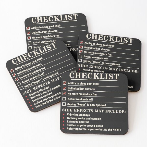 Item preview, Civvy Street Survival Checklist - Ex Forces Leaving Gift designed and sold by ERVDesignsUK.