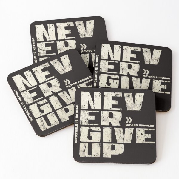 Item preview, Never Give Up – Distressed Grunge designed and sold by Xtention Co..