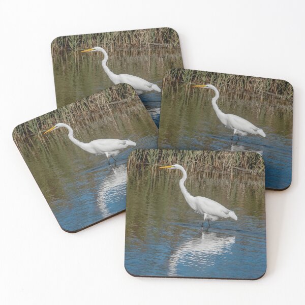 Item preview, Portrait of a Great Egret  designed and sold by Lanis Rossi.