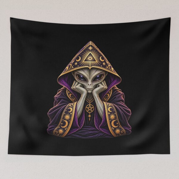 Item preview, Aliester Alien Crowley designed and sold by LintonGriffin.
