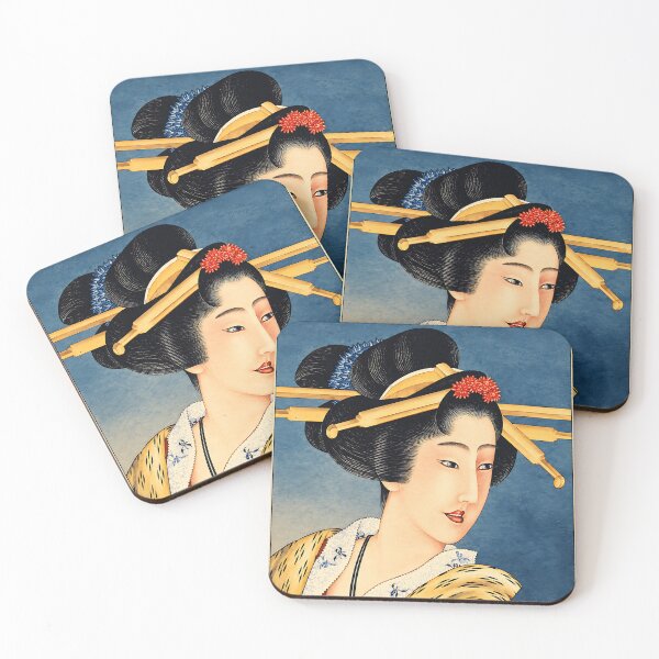 Item preview, Portrait of a Woman Holding a Fan - Bijin-ga - Japanese Classic Art designed and sold by artswag.