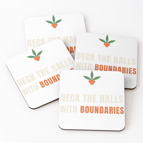 Item preview, Deck the Halls with Boundaries — Funny Deadpan Christmas T-Shirt designed and sold by Floating Cow.
