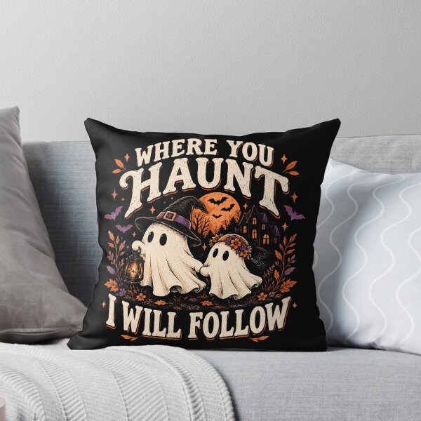 Item preview, Where You Haunt I Will Follow Halloween Ghosts designed and sold by monika-arthing.