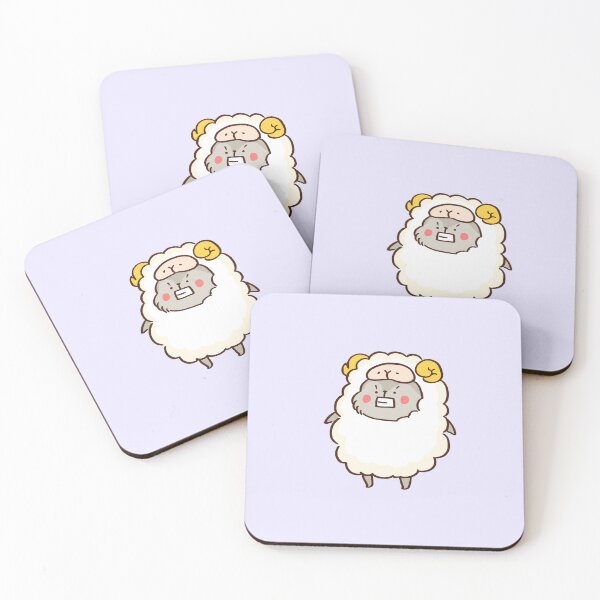 Item preview, Wolf Wearing a Sheep Costume designed and sold by Chunu Doodles.