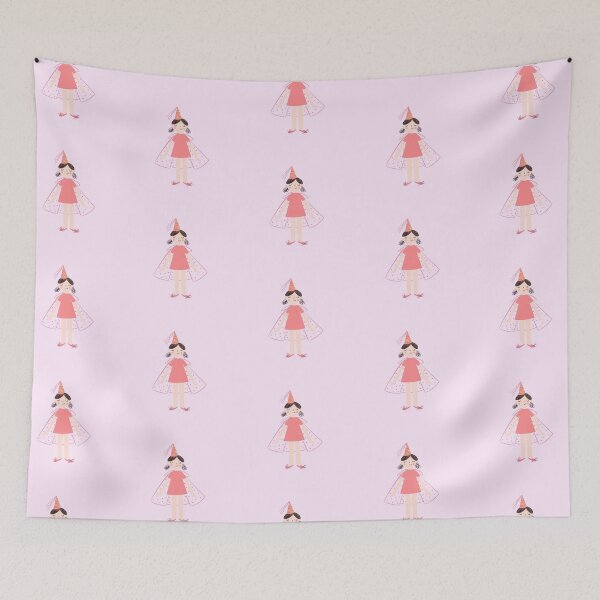 Item preview, Pink Birthday Fairy Princess designed and sold by ZuriRetroPrints.