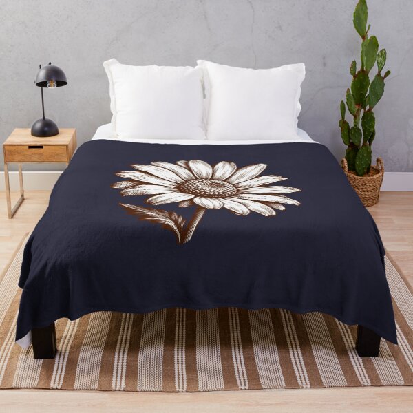 Item preview, Vintage Daisy Engraving Botanical Flower designed and sold by Alaa-love-art.