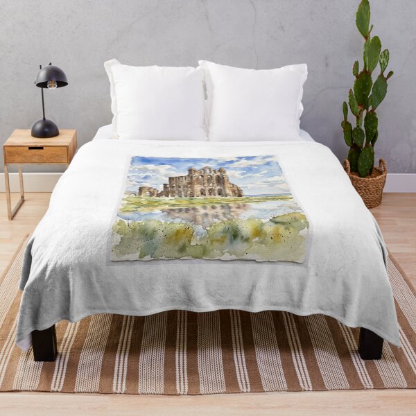 Item preview, Whitby Abbey Reflection in Watercolour designed and sold by Astute-Artio-Photography.