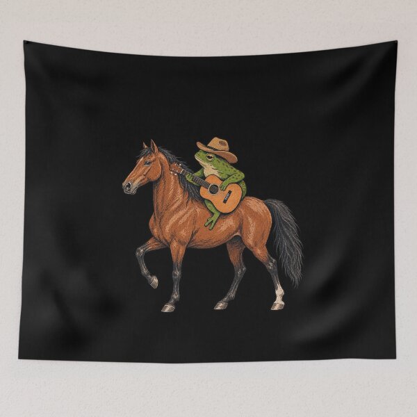 Item preview, Frog cowboy designed and sold by Konvero.