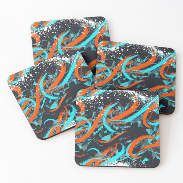 Item preview, Abstract Modern Neon Geometric Seamless Pattern 03 designed and sold by The Design Asset Station.