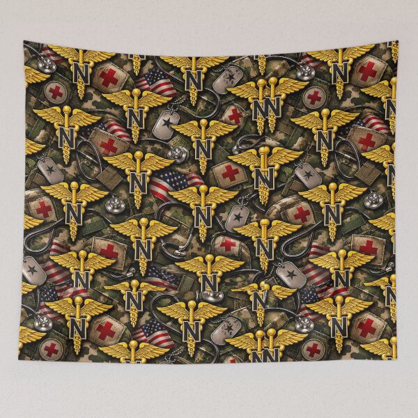 Item preview, Golden United States Army Nurse Corps Pattern designed and sold by Military Insignia Products.