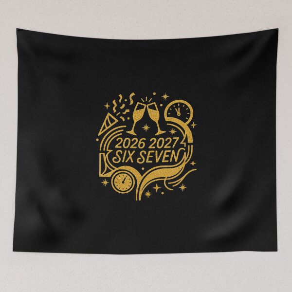 Item preview, Minimalist Line Art Six Seven New Year designed and sold by nvrprooo.