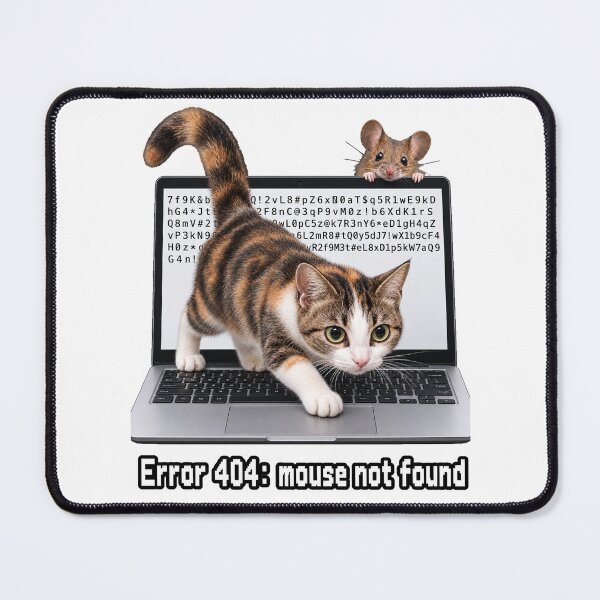 Item preview, Error 404: Mouse Not Found designed and sold by EllieGantDesign.