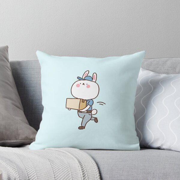 Item preview, Delivery Rabbit Running with a Box designed and sold by Chunu Doodles.
