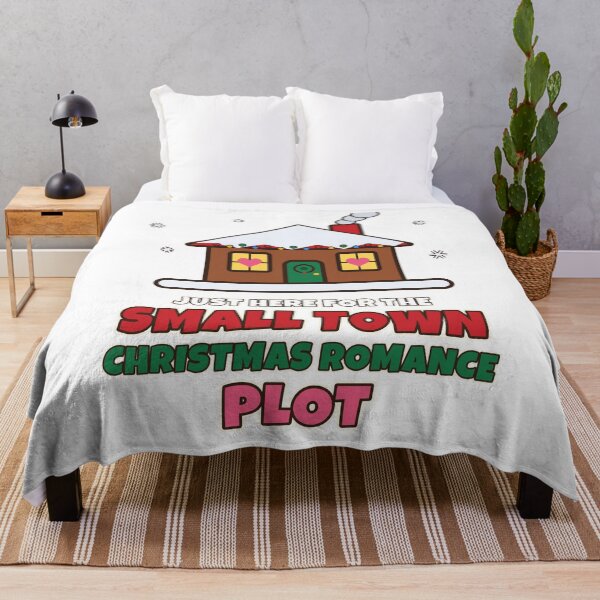 Item preview, Just Here For The Small Town Christmas Romance Plot Funny Holiday Movie designed and sold by Bornprints.