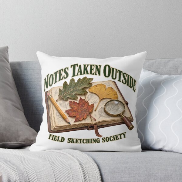 Item preview, Notes Taken Outside – Realistic Vintage Field Sketching Society designed and sold by Golden Era Studio.