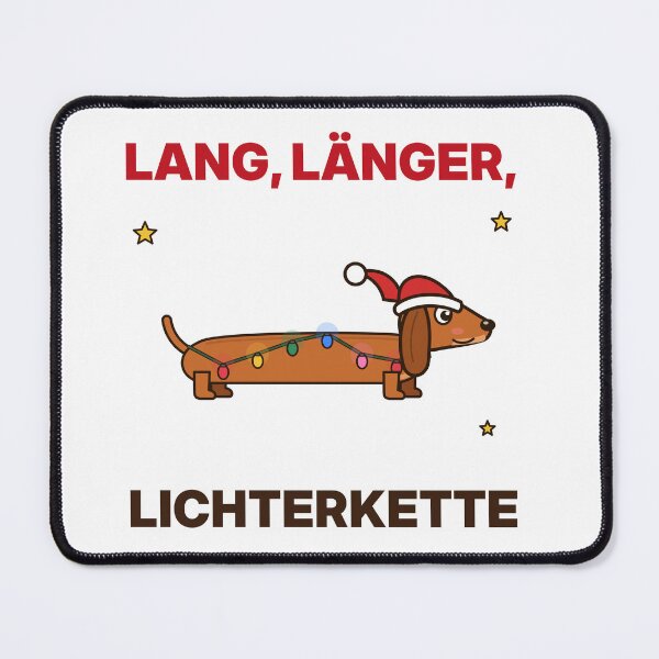 Item preview, Long, longer, string of lights – Long Dachshund Christmas – Long Dachshund designed and sold by ZabCreation.
