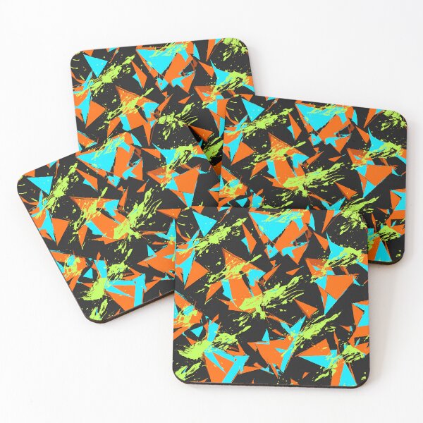 Item preview, Abstract Modern Neon Geometric Seamless Pattern 07 designed and sold by The Design Asset Station.