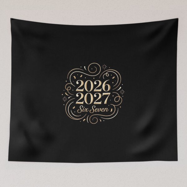 Item preview, Minimalist Line Art Six Seven new year designed and sold by nvrprooo.