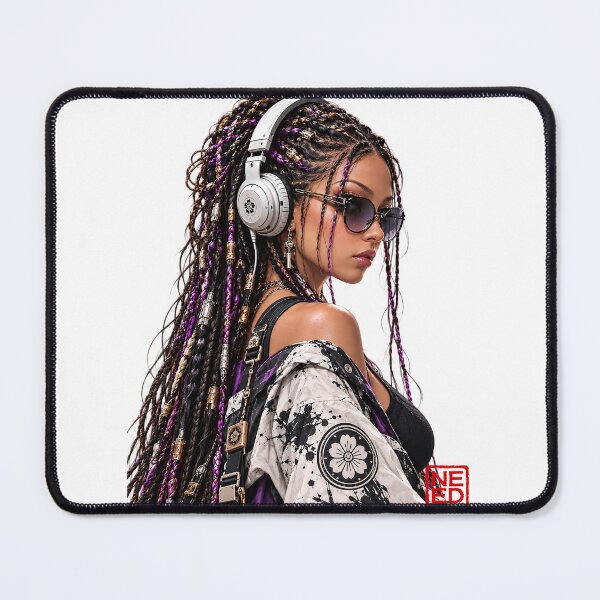 Item preview, Purple Braids – Urban Music Streetwear designed and sold by Neo Edo Studio.