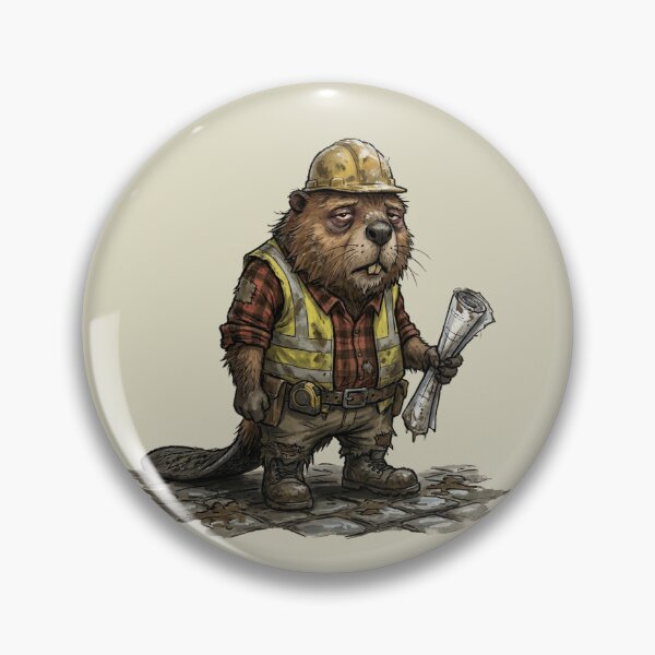 Item preview, Funny Eurasian Beaver Structural Civil Engineer Hard Hat Art designed and sold by Englandbear.