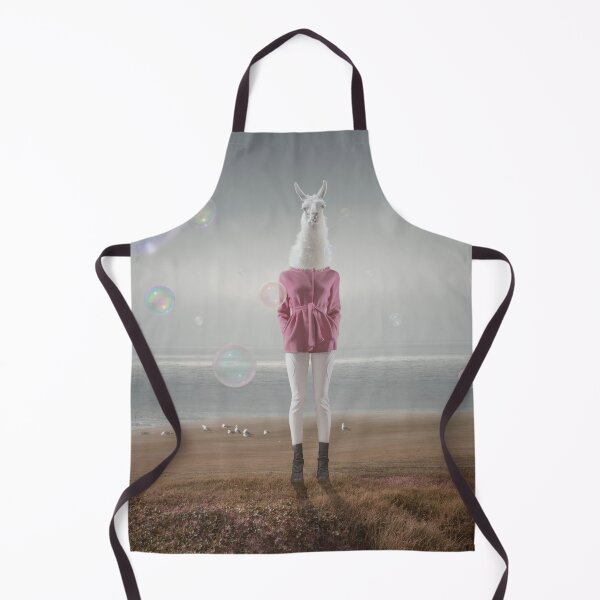 Item preview, Mujer surrealista con cabeza de llama, chaqueta rosa y burbujas de jabón en la playa. designed and sold by Vizerskaya.