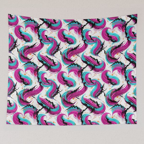 Item preview, Vibrant Street Art Brushstroke Urban Design 08 designed and sold by The Design Asset Station.