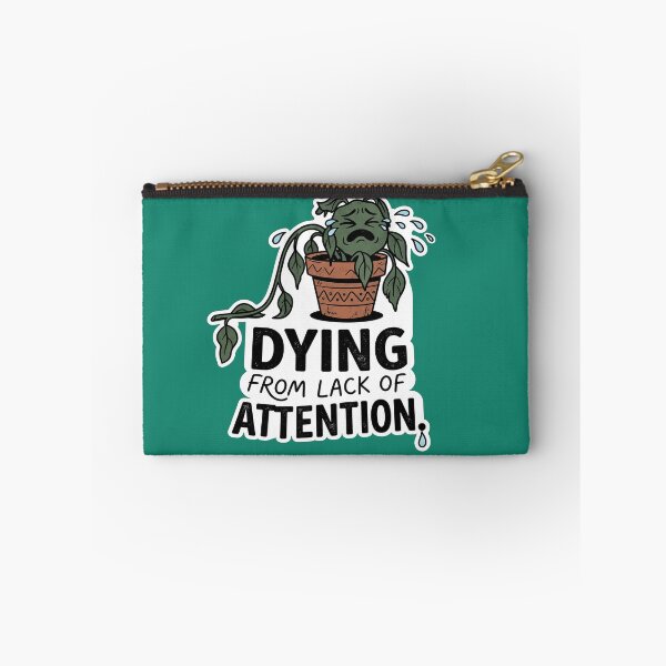 Item preview, Dying From Lack Of Attention Crying Houseplant designed and sold by LayercraftArt.