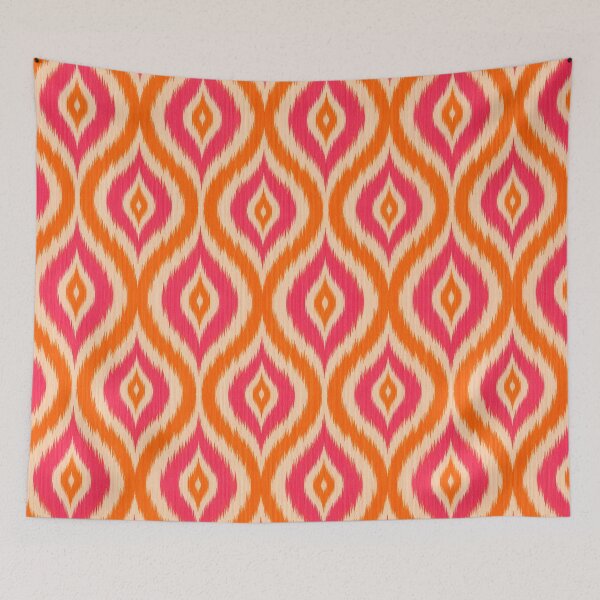 Item preview, Retro Mid Century Modern Ogee Ikat Pattern designed and sold by tonymagnerart.