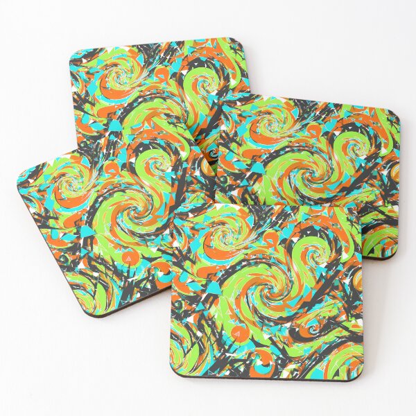 Item preview, Abstract Modern Neon Geometric Seamless Pattern 09 designed and sold by The Design Asset Station.