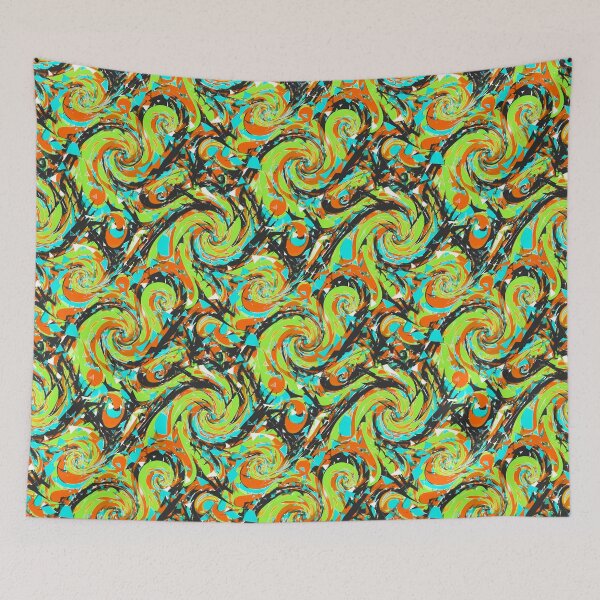 Item preview, Abstract Modern Neon Geometric Seamless Pattern 09 designed and sold by The Design Asset Station.