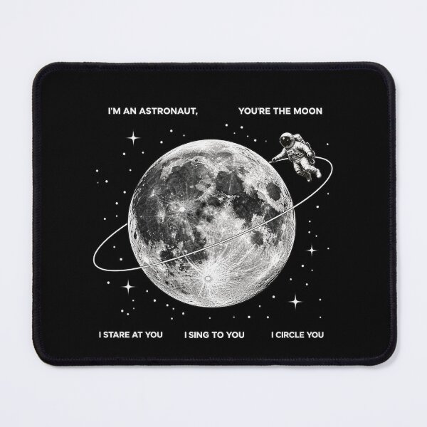 Item preview, Astronaut and Moon Romance designed and sold by anapldv.
