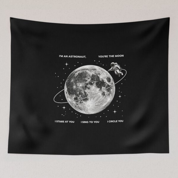 Item preview, Astronaut and Moon Romance designed and sold by anapldv.