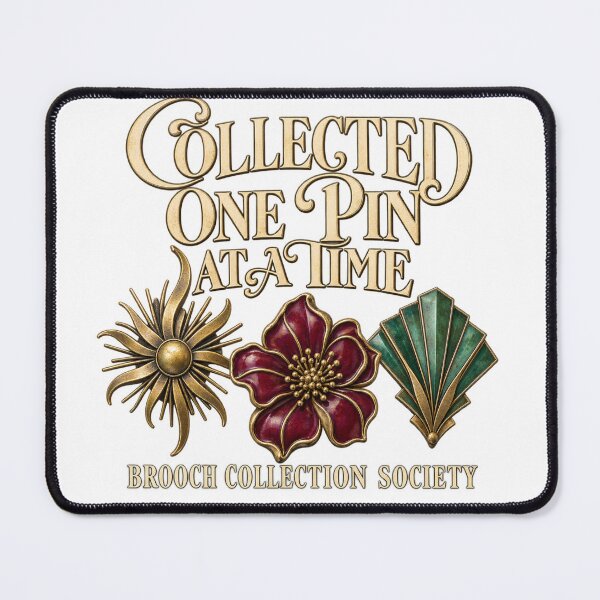 Item preview, Collected One Pin at a Time – Realistic Vintage Brooch Society designed and sold by Golden Era Studio.