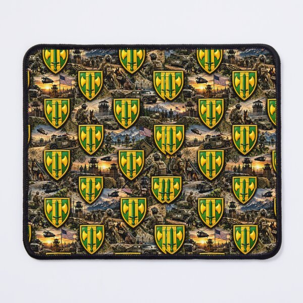 Item preview, 18th Military Police Brigade Camouflage Collage designed and sold by Military Insignia Products.