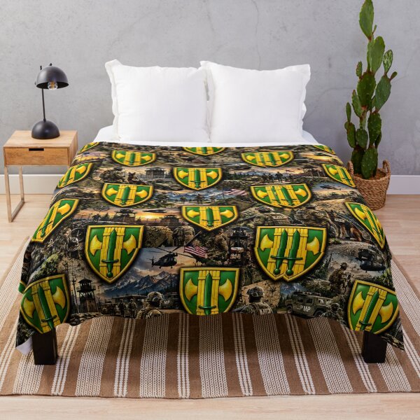 Item preview, 18th Military Police Brigade Camouflage Collage designed and sold by Military Insignia Products.