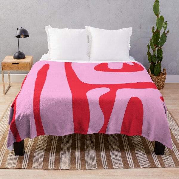 Item preview, Bold Abstract Kwaito Pattern in Pink and Red designed and sold by kierkegaard.