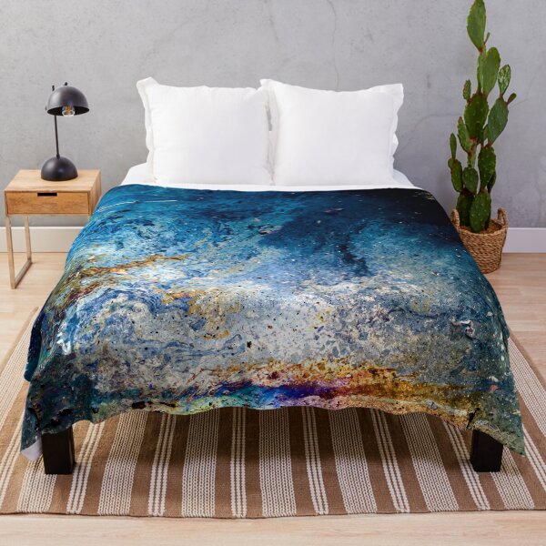 Item preview, Cosmic Ocean – Deep Blue Abstract Photography, Fluid Art and Galaxy Aesthetic designed and sold by Visual Arts Dominika Cybuch.