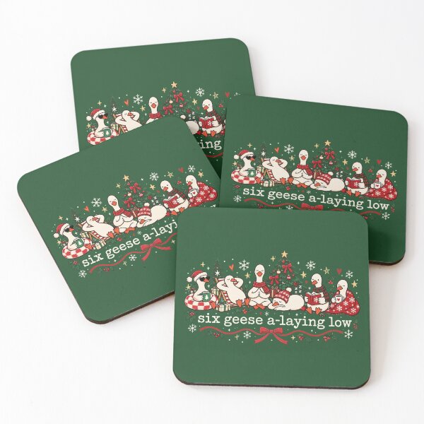 Item preview, 12 Days of Christmas Goose, Funny Silly Goose Holiday, Cute Vintage Christmas Goose, Trendy Retro Xmas Humor, Goose Lover Gift designed and sold by Quiajia.