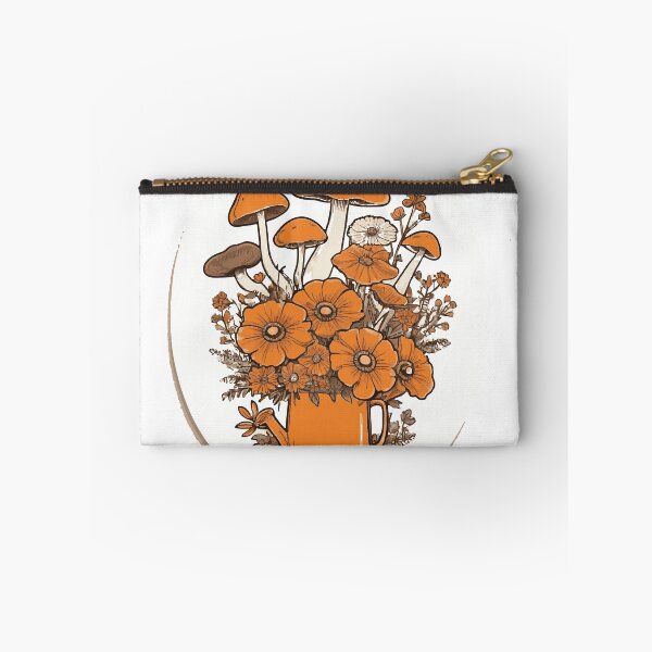 Item preview, Groovy Retro 70s Mushrooms and Wildflowers designed and sold by tarekmeziani.