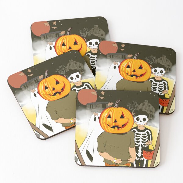 Item preview, Spooky Season Trick or Treat Squad Hand Drawn Halloween Art designed and sold by Rhapsodic1290.