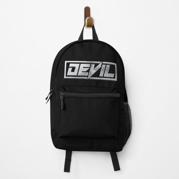 Item preview, DEVIL – Metallic Chrome Box Logo Streetwear designed and sold by Xtention Co..