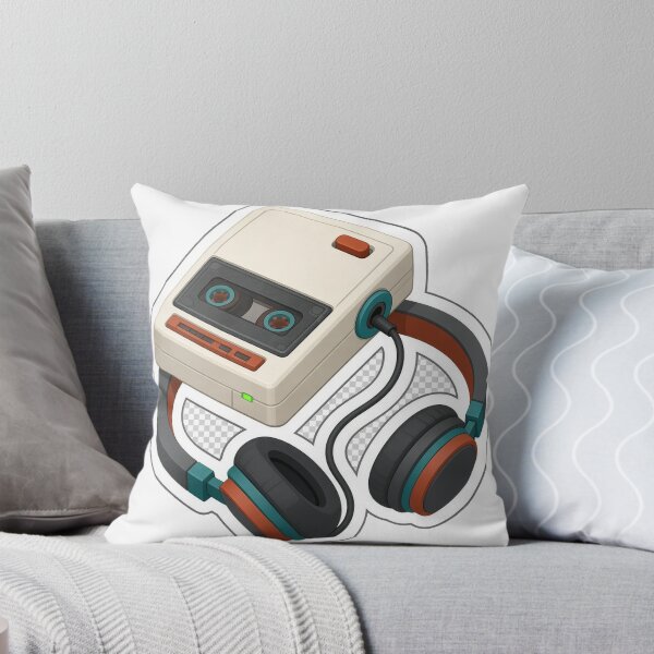 Item preview, Retro Walkman and Headphones Sticker designed and sold by bailong1668.