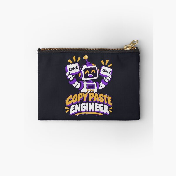 Item preview, Copy Paste Engineer – Happy Robot designed and sold by OpenFieldNotes.