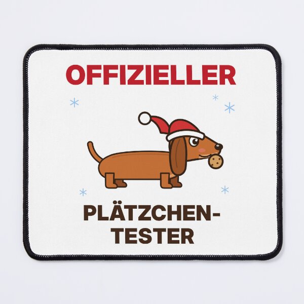 Item preview, Official Cookie Tester – Funny Dachshund Christmas – Cookie Dachshund designed and sold by ZabCreation.