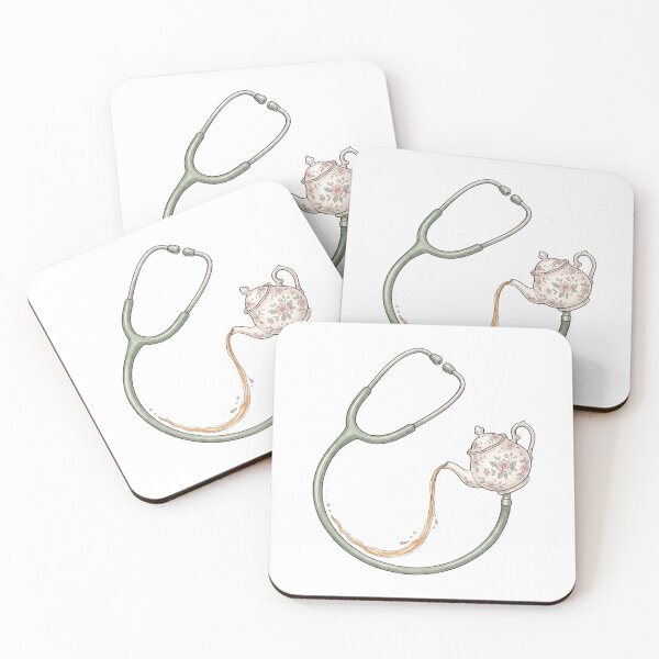 Item preview, Stethoscope Tea Time designed and sold by DoodleDodo.