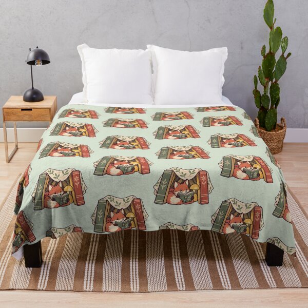 Item preview, Cozy Fox Reading in a Book Fort designed and sold by Bunnis.