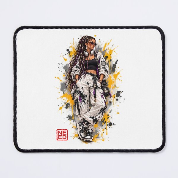 Item preview, Purple Braids – Graffiti Streetwear designed and sold by Neo Edo Studio.